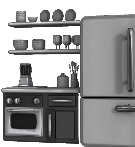 1733 подписчика в аккаунт на изготовление и установку авторских кухонь