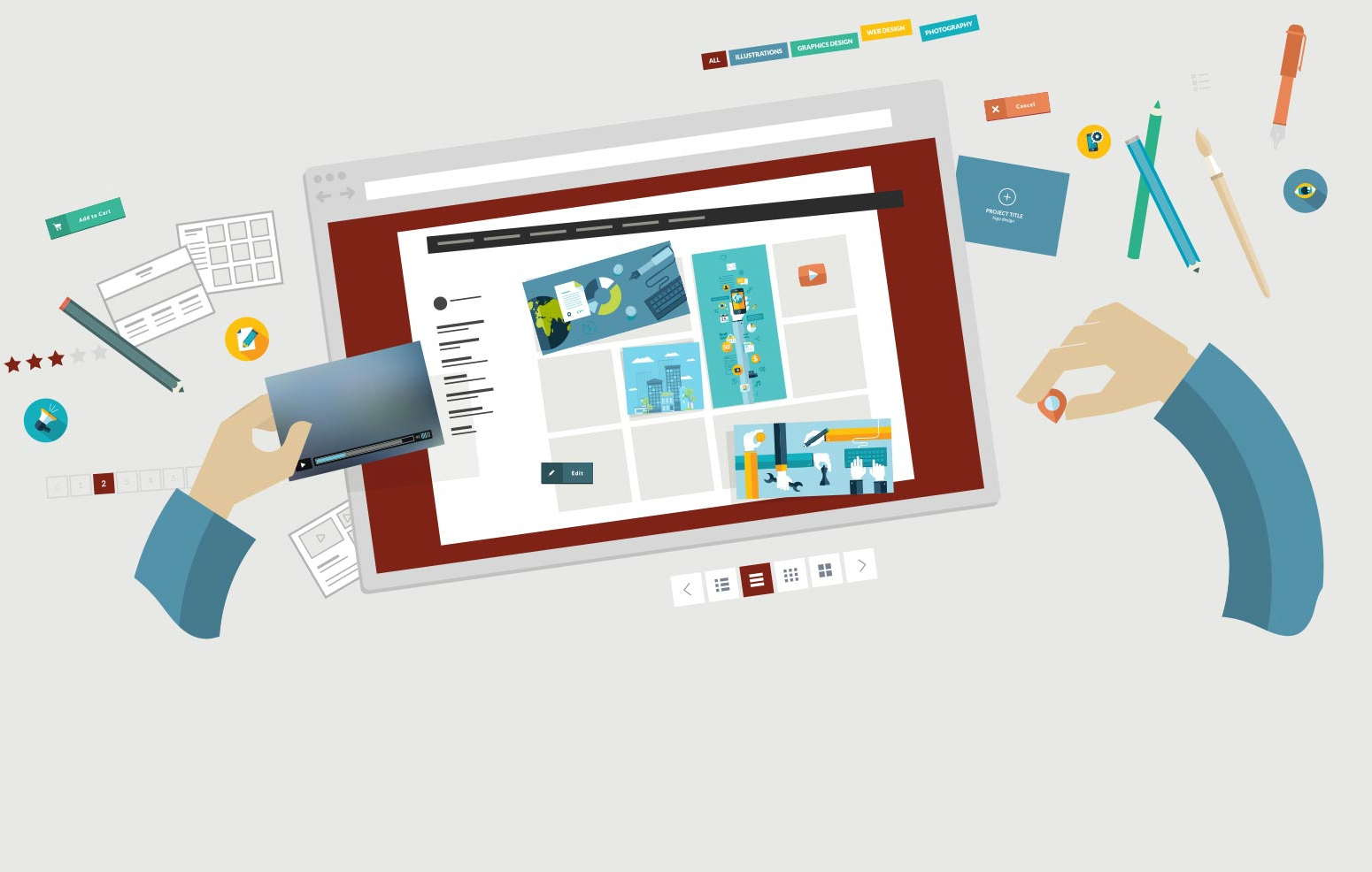 сайт визитка конструктор